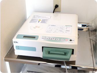 ハンドピース用滅菌器の写真